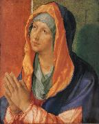Albrecht Durer The Virgin in Prayer France oil painting artist